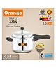 Orange Cookware Triply Stainless Steel Pressure Cooker With Outer Lid - 5 Litre