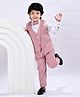 Little Ginnie Viscose Rayon Woven Full Sleeves Sequins Embellished 3 Piece Party Suit Set  - Pink