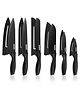 AGARO Royal Knife Set Comfortable Gip 6 Pisces - Black