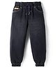 Olio Kids Denim Woven Full Length Solid Jeans - Black