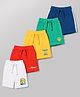 Babyhug Single Jersey Knit Mid Thigh Printed Shorts Pack of 5 - Multicolor