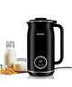 AGARO Regency Automatic Nut Milk Maker, Vegan Milk Machine, Make Vegan Milk From Nuts, Almonds, Soya, Oats etc, Boil Water, Juice, Cereals, Stainless Steel Body, 600ml, Black