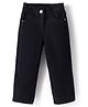 Kookie Kids Denim Full Length Washed Jeans - Black