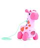 KiddyBuddy Musical Walking Cute Giraffe Toy for Kids - Pink