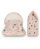 Toddylon Baby Bedding Set Mattress With Net & Sleeping Bag (0-6 Months) Pink