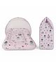 Toddylon Baby Bedding Set Mattress With Net & Sleeping Bag (0-6 Months) Purple