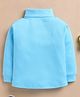 Unfab Cotton Jersey Knit Full Sleeves Solid Thermal Vest - Sky Blue