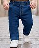 Babyoye Full Length Washed Denim Jeans - Navy Blue