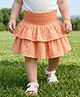 Babyoye Woven Schiffili Skirt - Pink