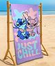 Yellow Bee Cotton Disney Featuring Stitch & Angel  Printed Towel - Purple