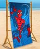 Yellow Bee Cotton Knit Marvel Featuring Spider Man Designed Bath Towel - Red & Blue