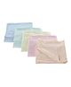 Tinycare Multicolored Square Baby Nappy Large - Set of 5