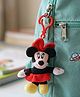Babyhug Disney Minnie Mouse Soft Toy Keychain for Kids| Mini Plush Character with Hook for Bags, Keys & Backpacks| Ultra-Soft & Lightweight| Washable| Collectible Travel Buddy| BIS Certified