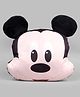 Babyhug Disney Mickey Mouse Shape Pillow - 14 Inch| Soft & Comfortable Kids Cushion| Cute Cartoon Character Design| Decorative Pillow for Kids Room| Lightweight & Travel Friendly| Sleeping Pillow