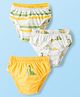 Babyhug 100% Cotton Knit Striped & Dino Printed Briefs Pack of 3 - Multicolor