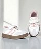 TRUFFLE COLLECTION Colour Blocked Velcro Closure Shoes - Pink
