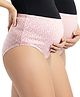 Bella Mama Cotton Elastane Knit Panty With Floral Print Pack Of 2 (Colour May Vary)