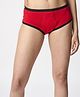 Healthfab GoPadFree Red Reusable Cotton Mid Rise Heavy Flow Period Panty - L