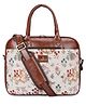 (TCFWLBTP-GA-156WH-ANIMAL)-  The Clownfish  Womens Laptop Bag   -(Deborah White Animal Print)