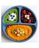 Babykins Plate for Babies, Infants & Toddlers with Suction Base | BPA Free, Food Grade, FDA Approved | 3 Compartments | Strong Suction | Washable & Reusable