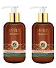 Lotus Organics+ Intensive Scalp Care Shampoo |100% Certified Organic Ginger Oil | All Hair Types | 210 ml (Pack Of 2)