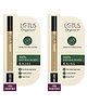 Lotus Organics+ Black Kajal |With Jojoba Oil & Shea Butter|Waterproof - Long Lasting - Black Matte Finish (Pack Of 2)