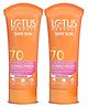 Lotus Herbals Safe Sun Daily Multi-Function Sunscreen Spf 70 - 60 G ( Pack Of 2 )