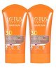 Lotus Herbals Skin Lightening Anti Tan Sunscreen Spf 30 Pa+++ |Lime Blossom And Kiwi| All Skin Type| 50 g ( Pack Of 2 )