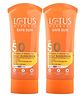 Lotus Herbals Safe Sun Vitamin C Matte Gel Daily Sunscreen | Spf 50 | Pa+++ | Paraben Free | 75 g ( Pack Of 2 )