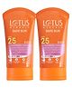 Lotus Herbals Safe Sun Kids Sunscreen Cream - Sensitive Skin Formula | Spf 25 | Non Greasy | 50 g Each ( Pack Of 2 )