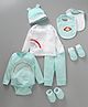 My Milestones Infant Essentials Gift Set FS Aqua - 8 Pieces