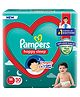 Pampers Happy Sleep Pant Style Baby Diaper 1 Pampers 1 Night Sleep with Anti Rash Shield M - 30 Pieces