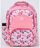 PB Pearlbags 21L Printed Casual Backpack,3 Compartment,Premium Fabric,Water Resistant School & College Bag for Boys and Girls,Office & Travel Bag for Men and Women Pink - Height 18 Inches