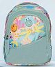 Pearlbags Polyester Water Resistant Printed Small Backpack With 3 Compartment For Kids Pista - Height 14 Inches