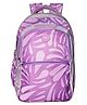 Pearlbags Polyester Water Resistant Printed Casual Backpack With 3 Compartment And Laptop Sleeve For Boys,Girls,Men And Women Lavender - Height 17 Inches