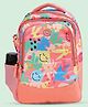 Pearlbags Height 18 Inches Polyester Water Resistant Casual Backpack With Laptop Sleeve For School For Boys and Girls Peach