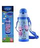 Youp Stainless Steel  Blue Color Peppa Pig Kid Insulated Double Wall Sipper Bottle Logan - 500 ml