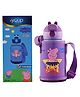 Youp Stainless Steel Purple Blue Color Peppa Pig Kids Insulated Double Wall Sipper Bottle Zippy  - 550 ml