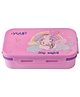 Youp stainless steel pink color kids lunch box Interval - 500 ml