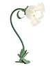 Clip Shaped Pastoral Flower Table Lamp-XD-USB-Three Color Light