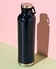 The Better Home Insulated Water Bottle with Holder | Double Walled Stainless Steel 1 Litre | Hot and Cold Water Bottle| Ideal for Outdoor Activities, Home, Office | Black