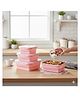 Foladable Silicone Lunch Box-XTN002-PNK|Pack of 3
