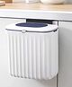UMAI 8L Plastic Hanging Dustbin For Kitchen | Trash Bin 25x15x25cm | Garbage Bin For Bathroom With Lid | Waste Bin | Bathroom Dustbin Small Size | Small Dustbin For Kitchen Sink- White