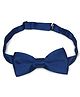 Bhoomi Collection Solid Bowtie - Navy Blue