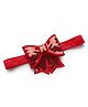 Bhoomi Collection Sequin Embellished Headband - Red