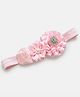 Bhoomi Collection Stone Embellished & Floral Applique Detailed Headband - Light Pink