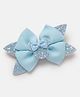 Bhoomi Collection Shimmer Detailed Alligator Hair Clip -  Sky Blue