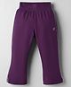 Doreme Cotton Knit Full Length Solid Color Legging - Purple