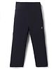 Doreme Cotton Knit Full Length Solid Color Legging - Navy Blue