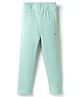 Doreme Cotton Knit Full Length Solid Legging - Sea Green